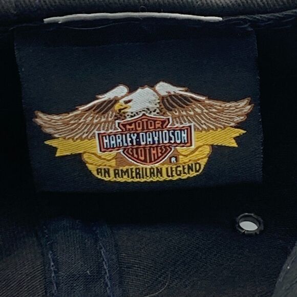Harley Davidson Motorcycles Black Baseball Cap Men’s Hat One Size - Picture 14 of 14